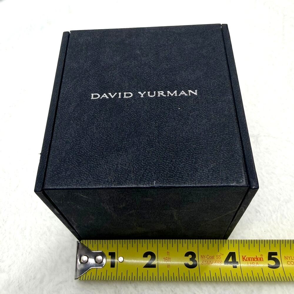 DAVID YURMAN Black‎ Empty Jewelry Ring/Bracelet Gift Display Box with Pillow - Picture 2 of 6